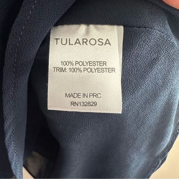 Tularosa Jaylen Blouse Size M indigo Blue - Picture 6 of 6